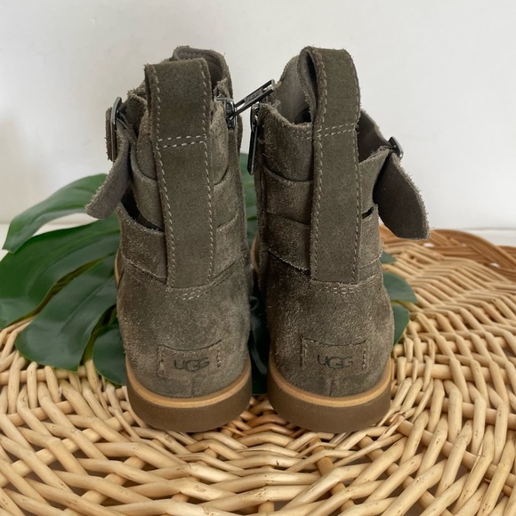 UGG Josefene women’s green suede double strap ankle boot buckle detailing size 6 - Picture 10 of 16